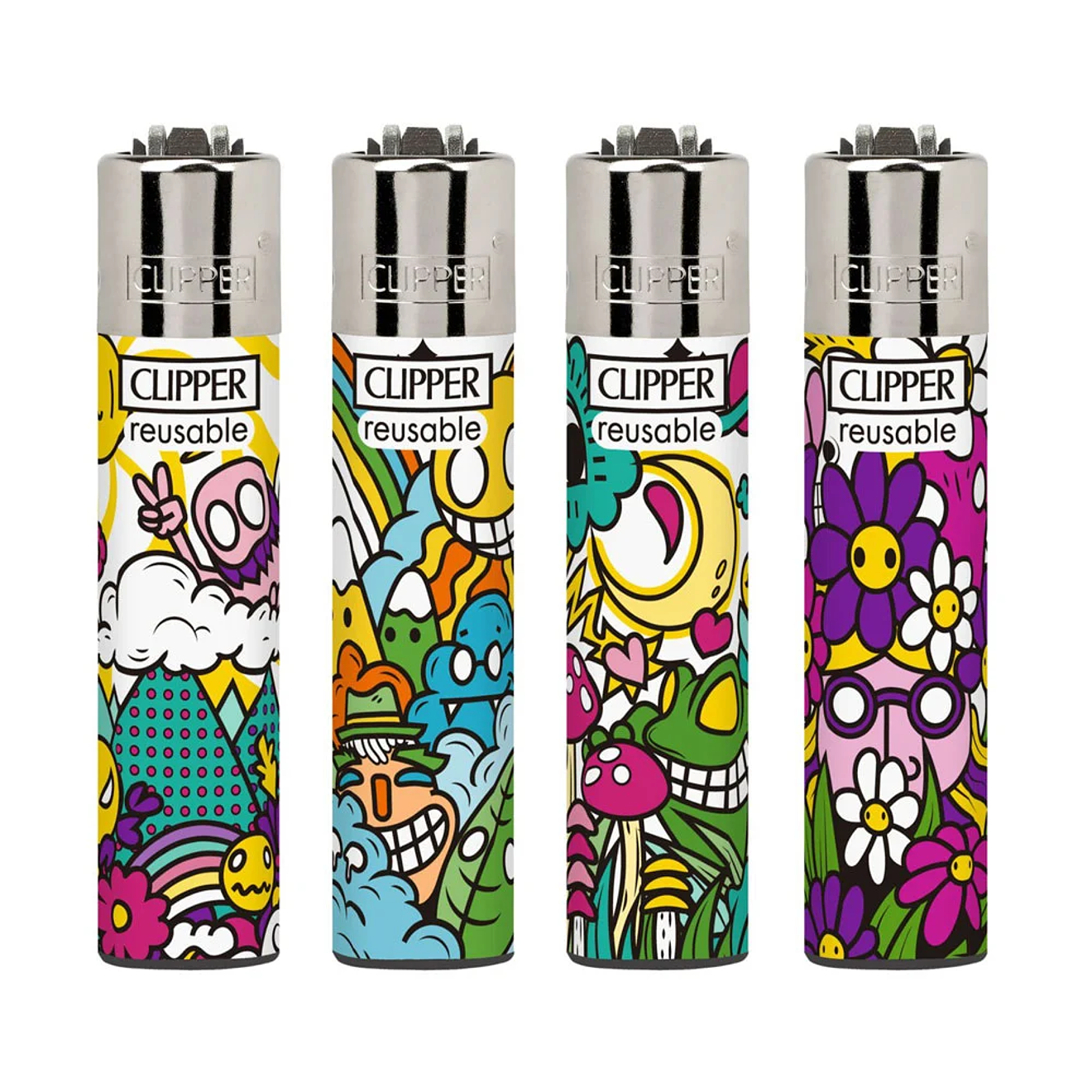 Encendedor Clipper Psycho Hippie 3 1