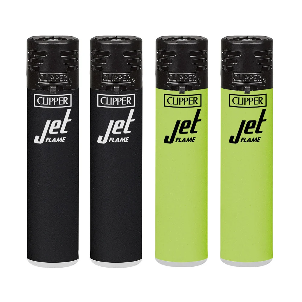 Encendedor Clipper Jet Flame Shiny Assorted
