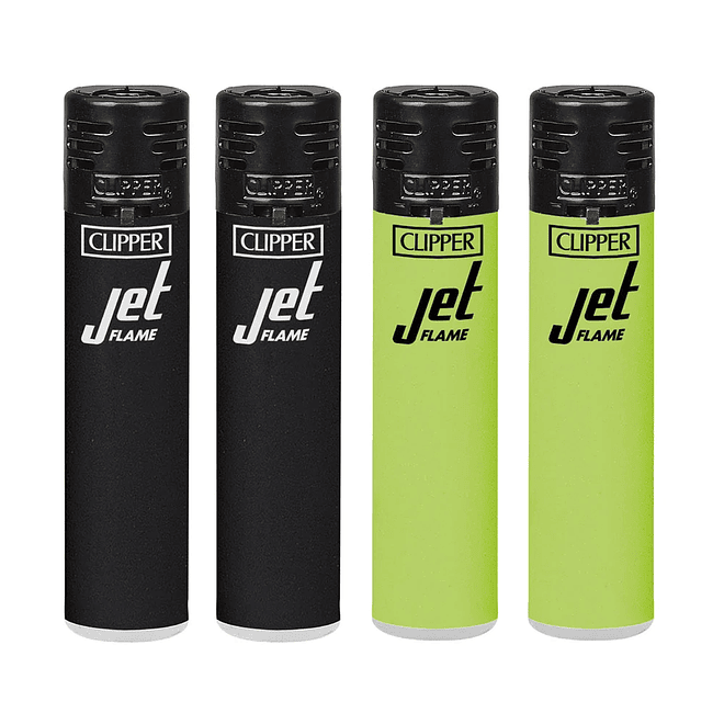 Encendedor Clipper Jet Flame Shiny Assorted 1