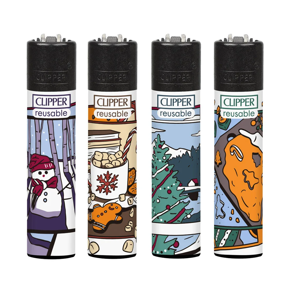 Encendedor Clipper Winter Postcards