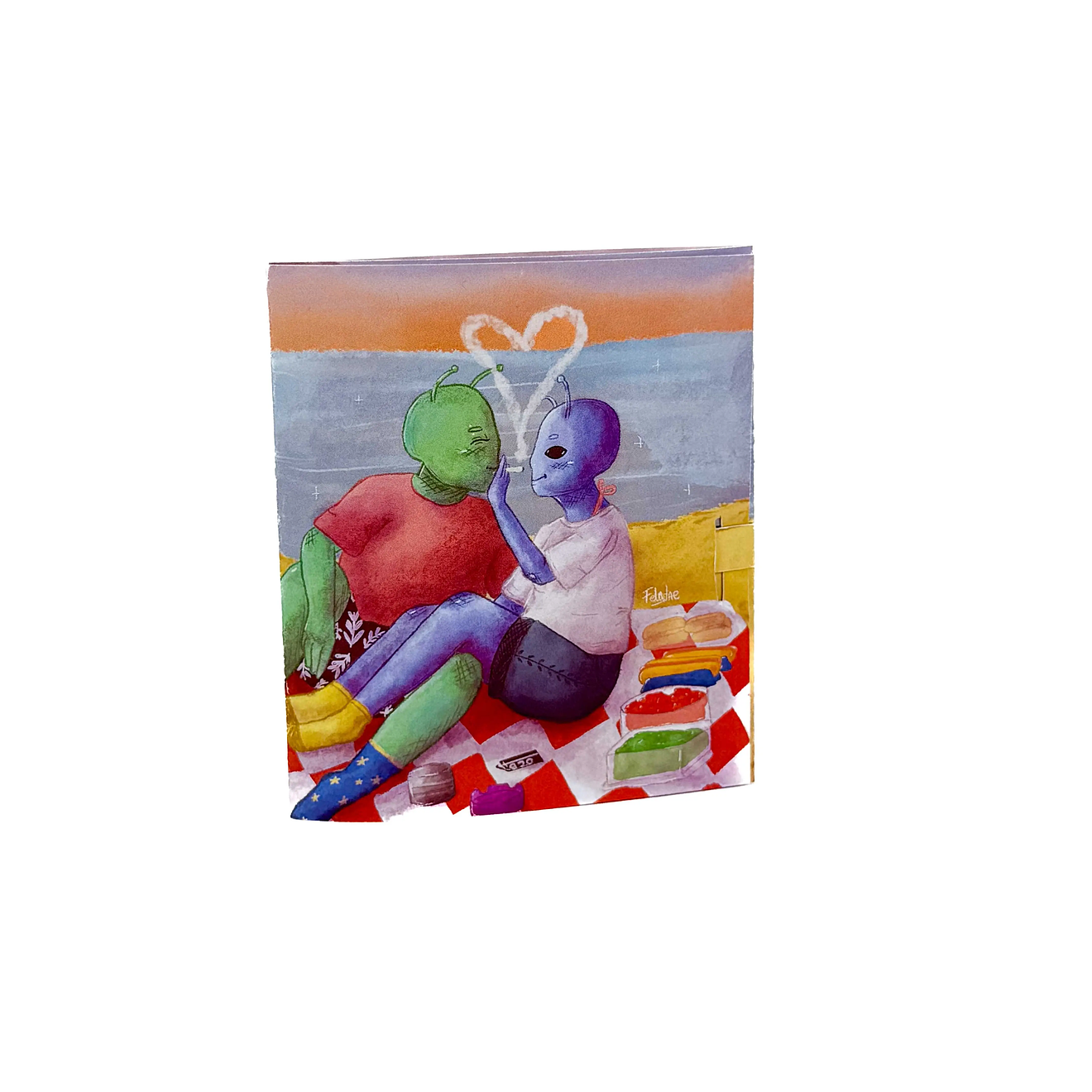 Tarjeta San Volantin Sunset Love 1