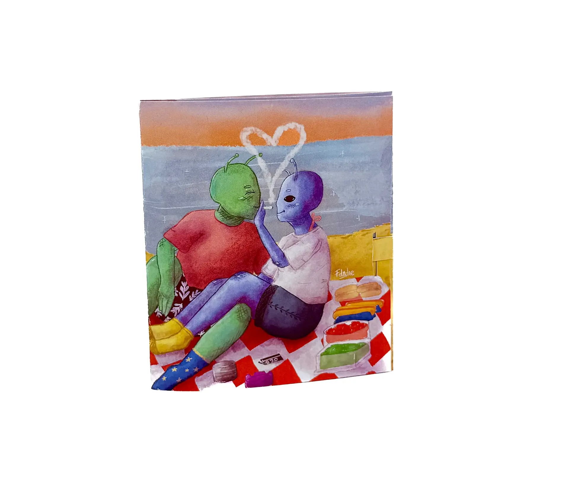 Tarjeta San Volantin Sunset Love 1