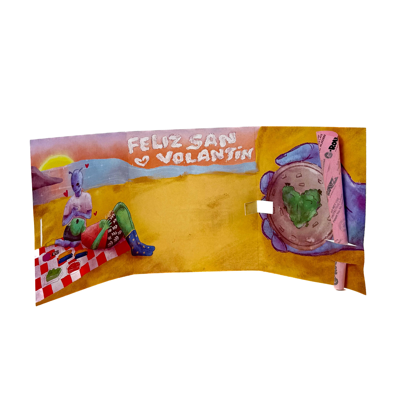 Tarjeta San Volantin Sunset Love 2