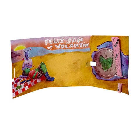 Tarjeta San Volantin Sunset Love