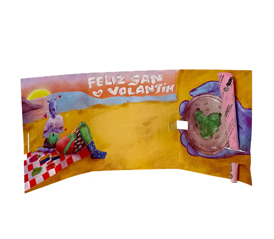 Tarjeta San Volantin Sunset Love 2