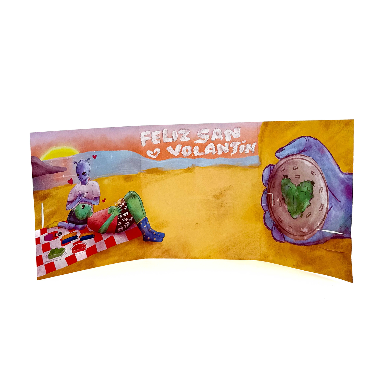 Tarjeta San Volantin Sunset Love 4