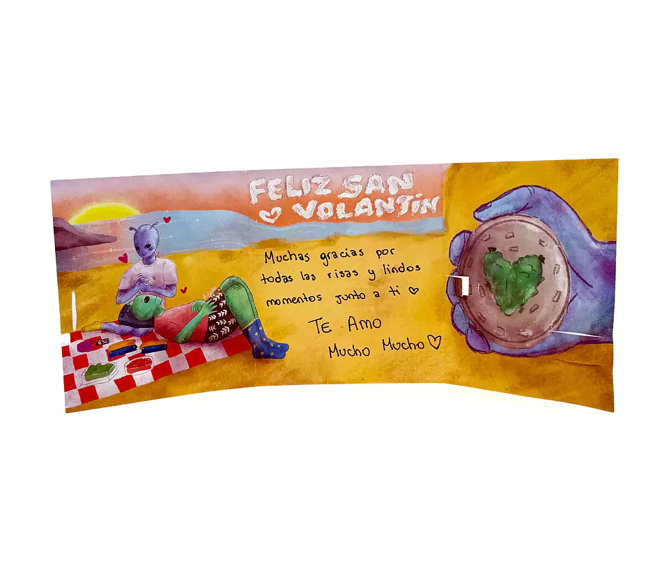 Tarjeta San Volantin Sunset Love 5