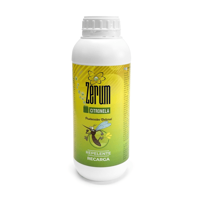 Zerum Recarga Neutralizador 1L Citronela Repelente 1