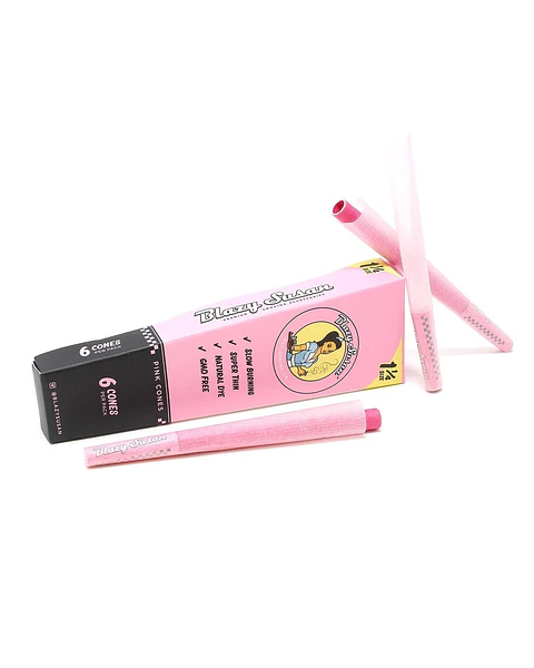 Blazy Susan Conos Pre-enrolados Pink 1 1/4 6 uds.