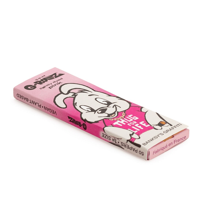 G-Rollz Papelillos Lightly Dyed Pink 1 1/4 2