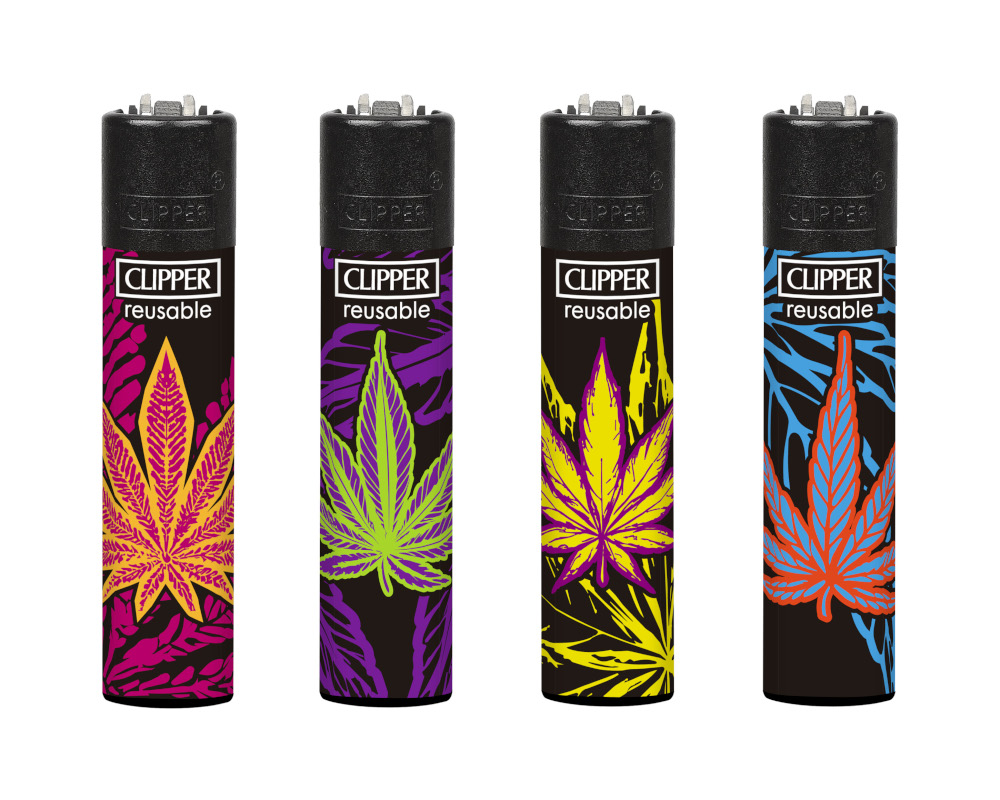 Encendedor Clipper Psycho Weed