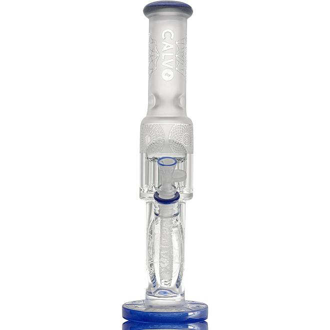 Calvo Glass Bong Sandblasted Straight Tube 40cm 2