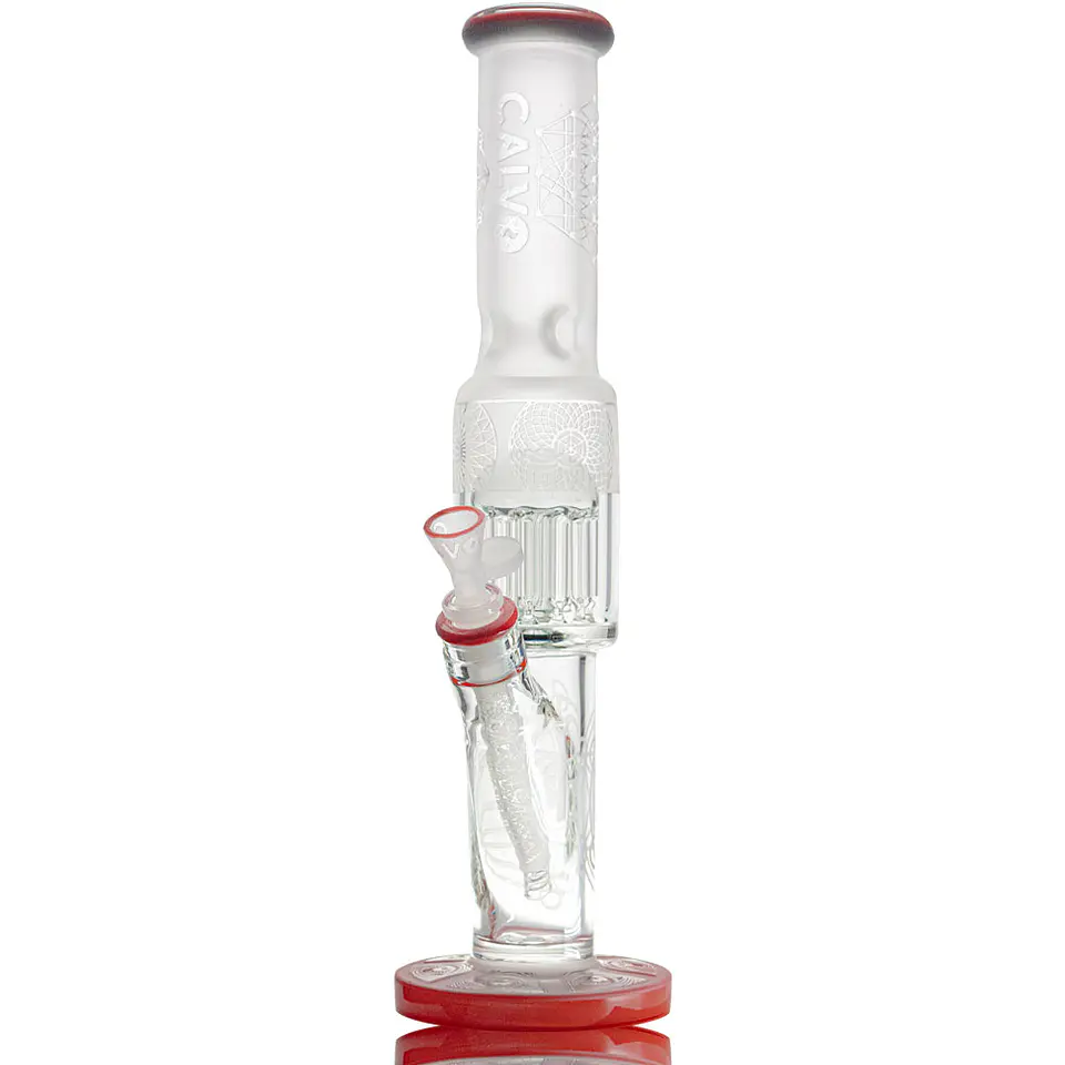 Calvo Glass Bong Sandblasted Straight Tube 40cm 3