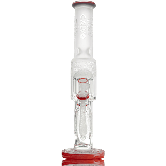 Calvo Glass Bong Sandblasted Straight Tube 40cm 4