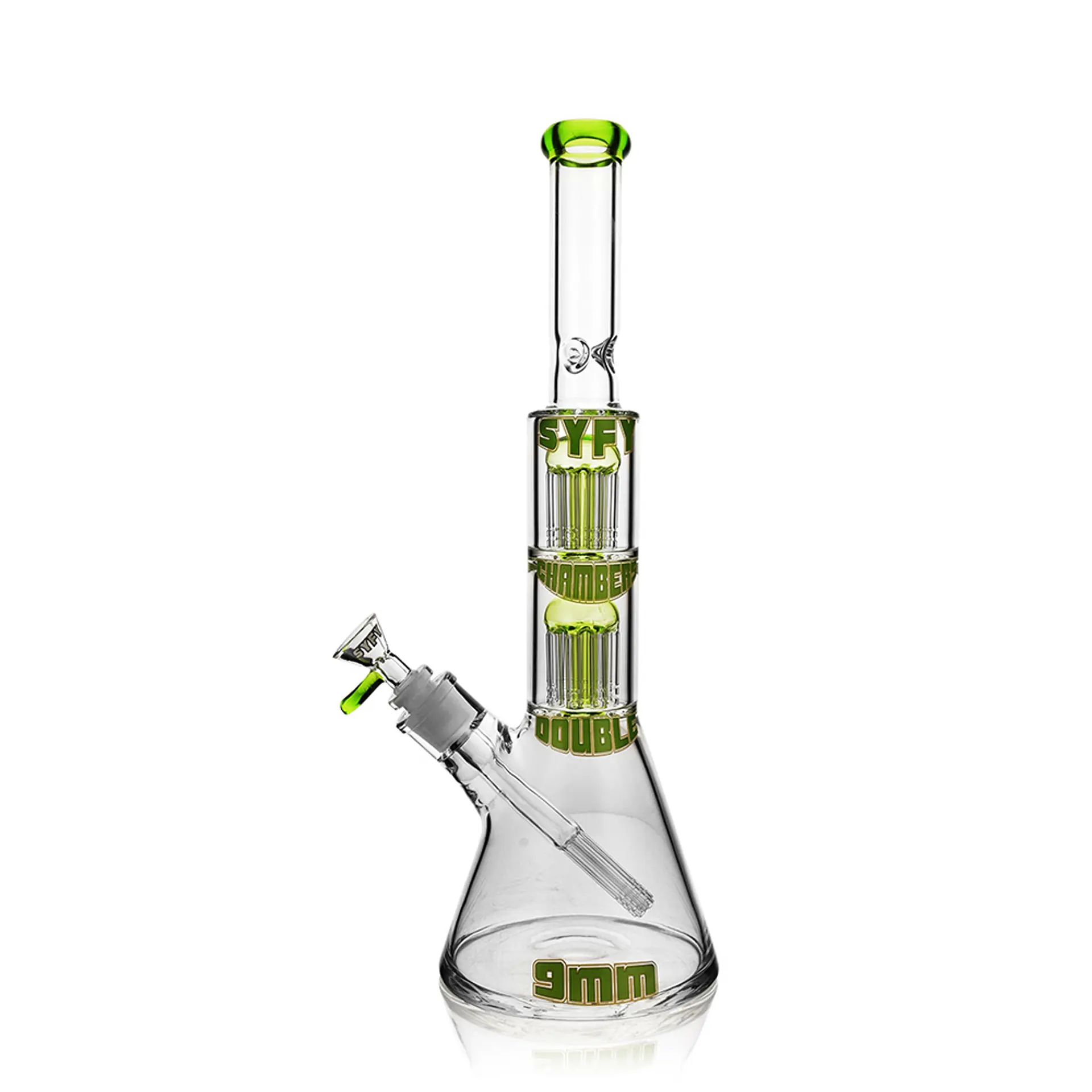SYFY Bong Beaker Doble Tree Perc 38cm 1