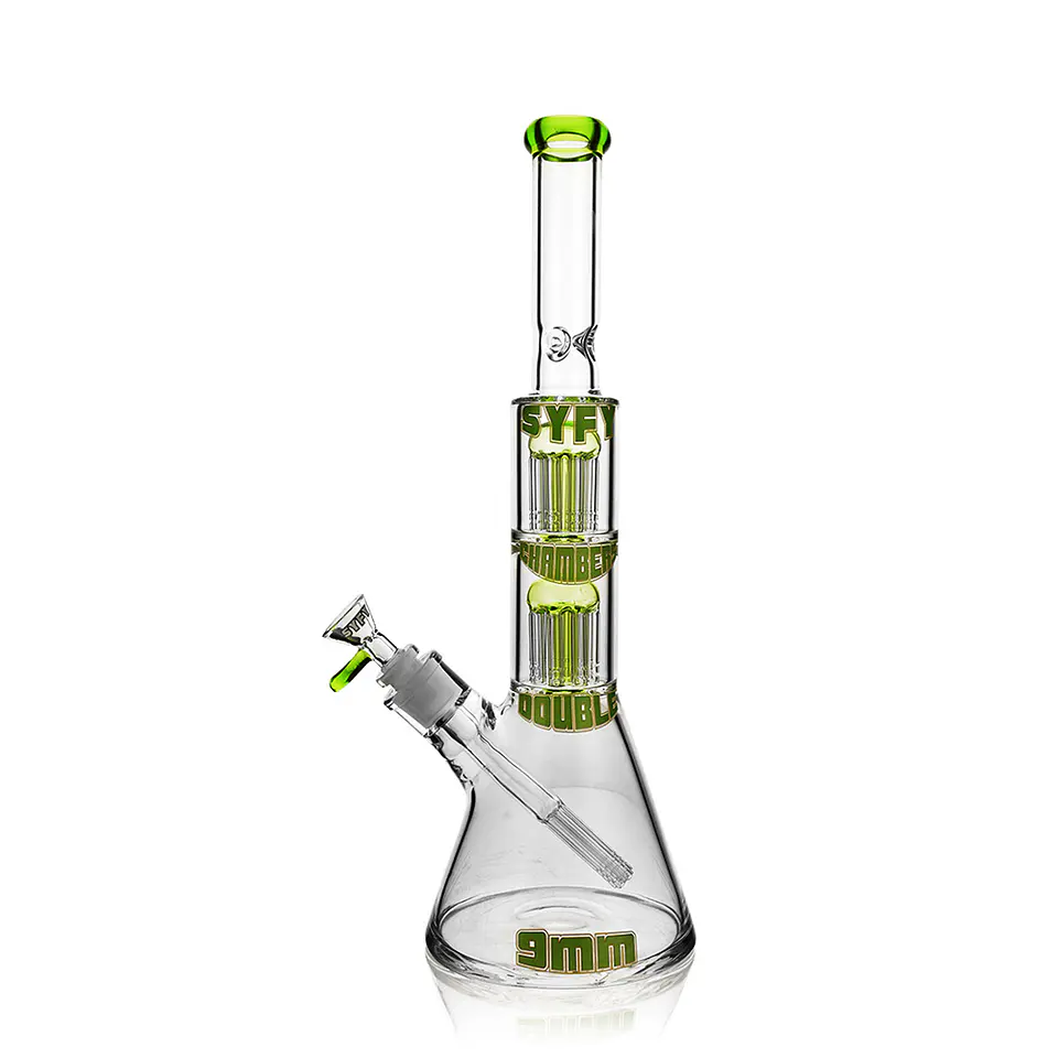 SYFY Bong Beaker Doble Tree Perc 38cm 1