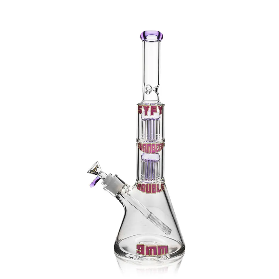 SYFY Bong Beaker Doble Tree Perc 38cm 2
