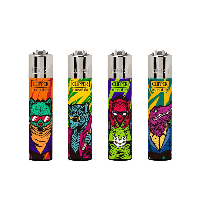 Encendedor Clipper CyberPunk Animals 1