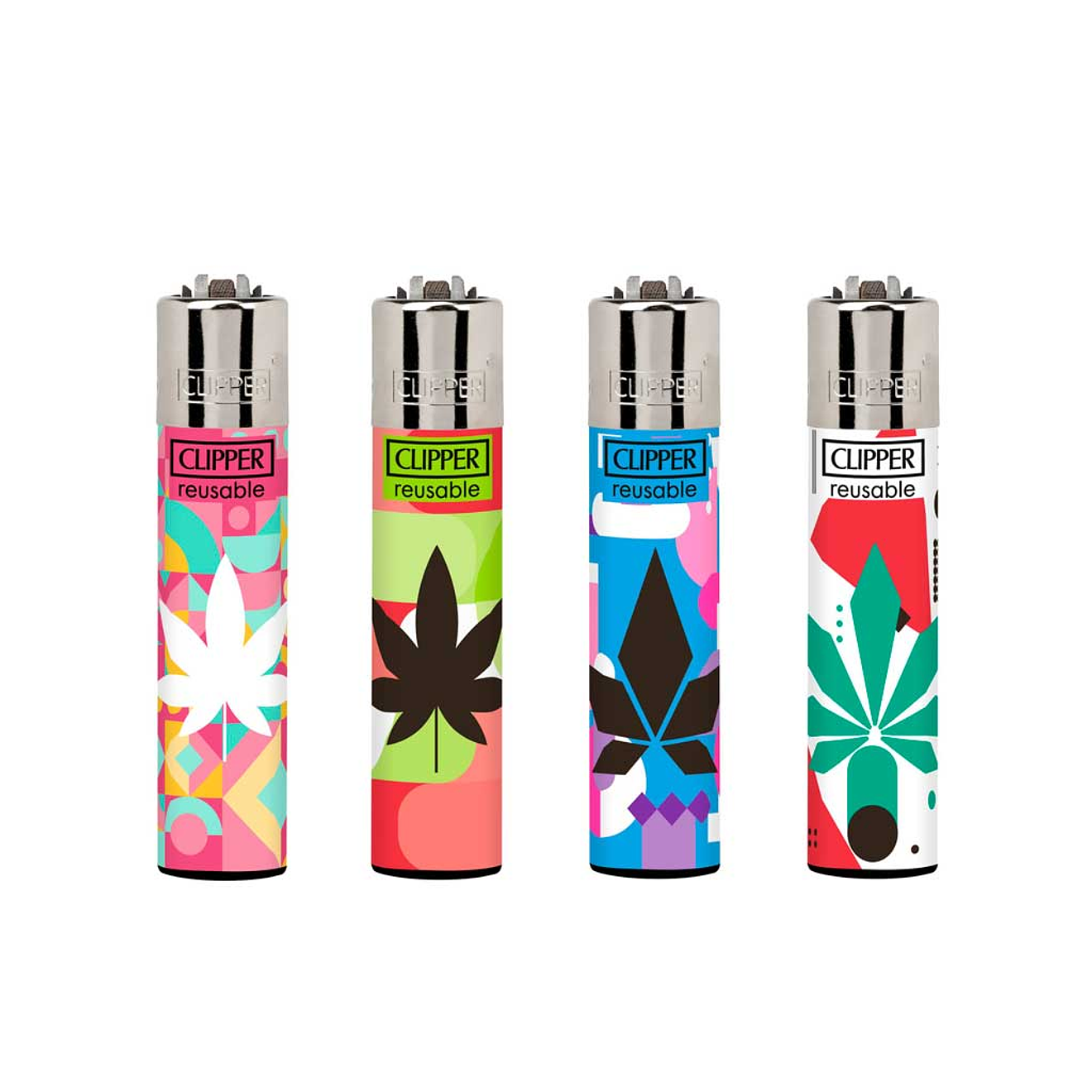 Encendedor Clipper Geometric Leaves 1