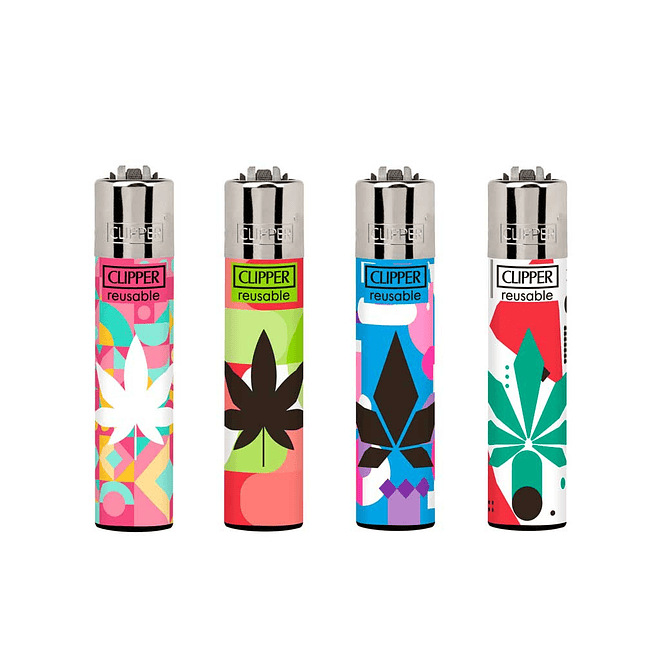 Encendedor Clipper Geometric Leaves 1