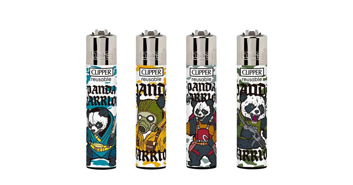 Clipper Panda Warriors – Diseño militar salvaje