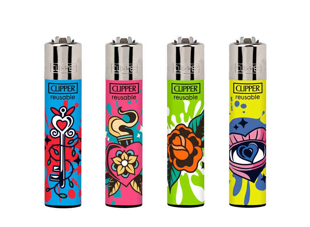 Encendedor Clipper Simple Tattos