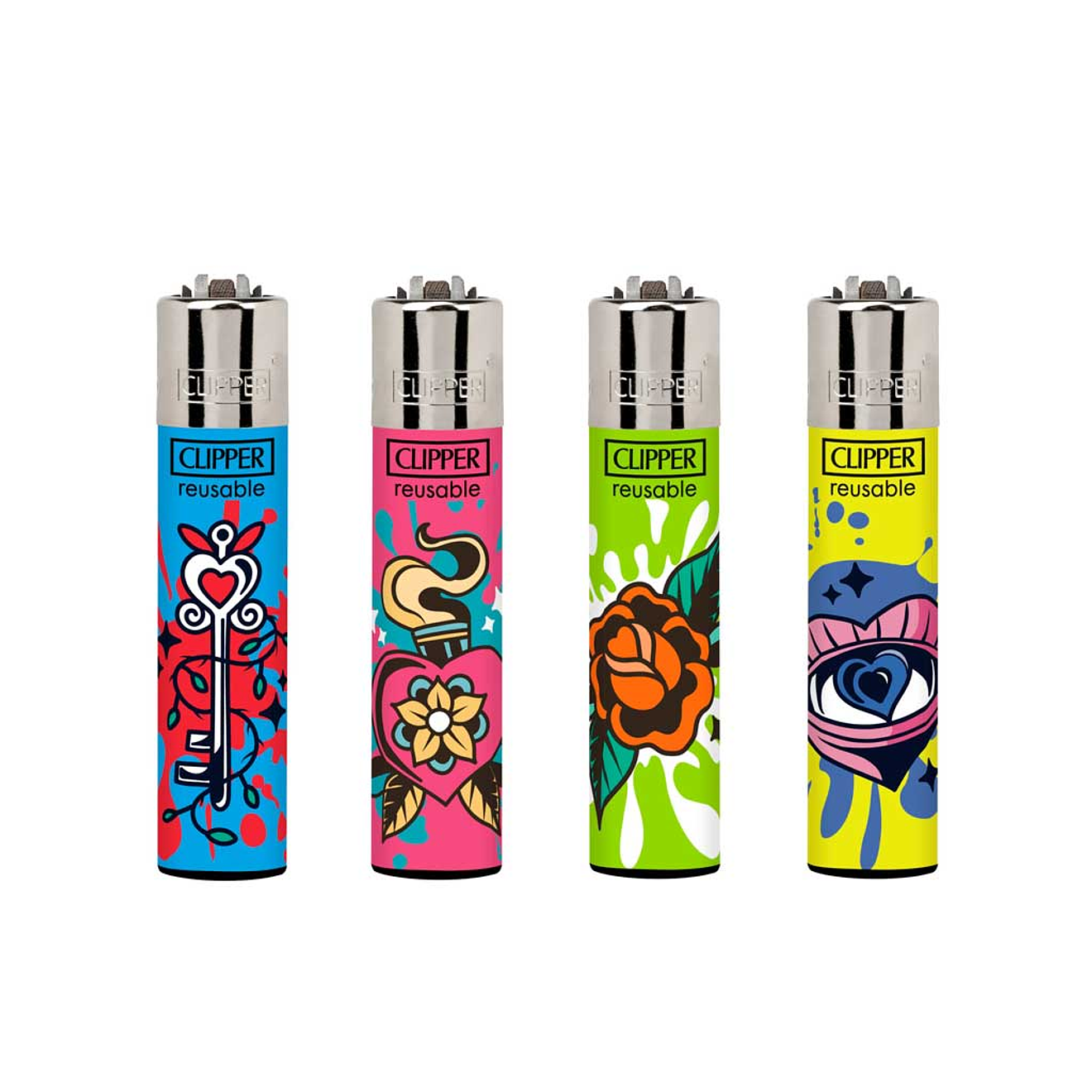 Encendedor Clipper Simple Tattos 1