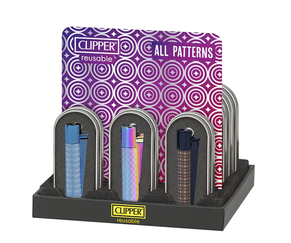 Encendedor Clipper Metálico All Patterns 1