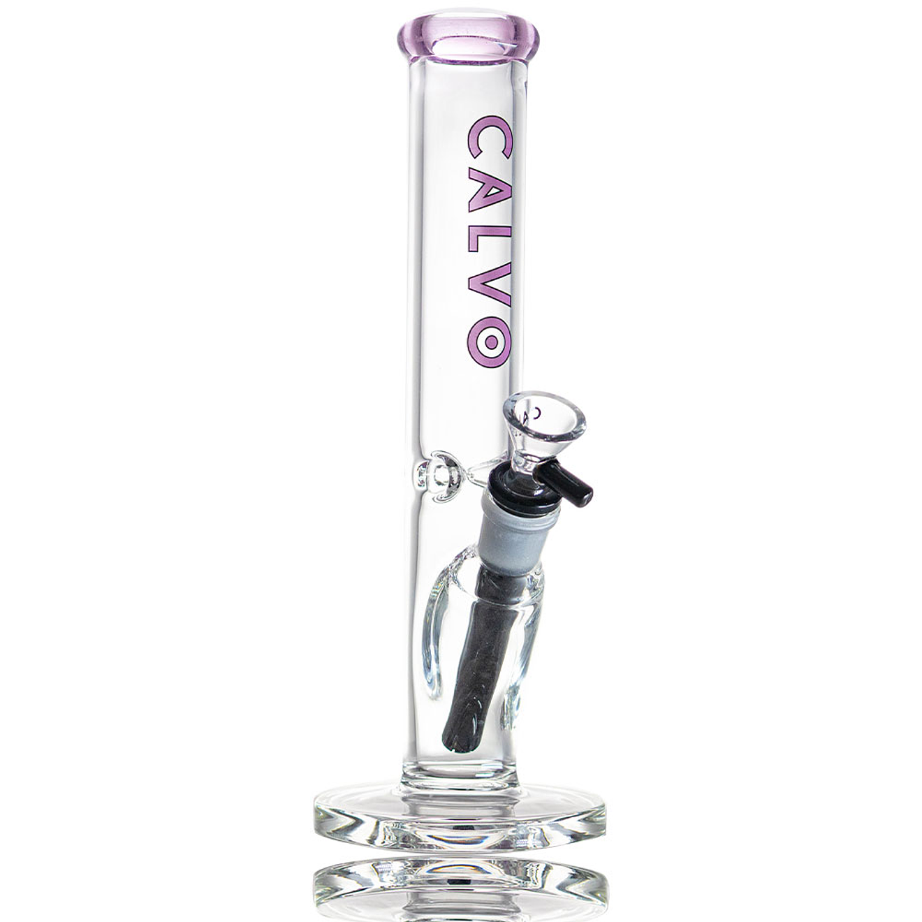Calvo Glass Bong Straight Tube Lite 26cm 4
