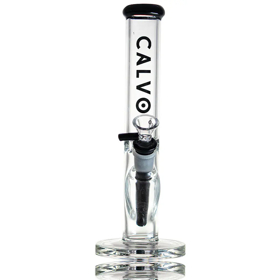 Calvo Glass Bong Straight Tube Lite 26cm 1