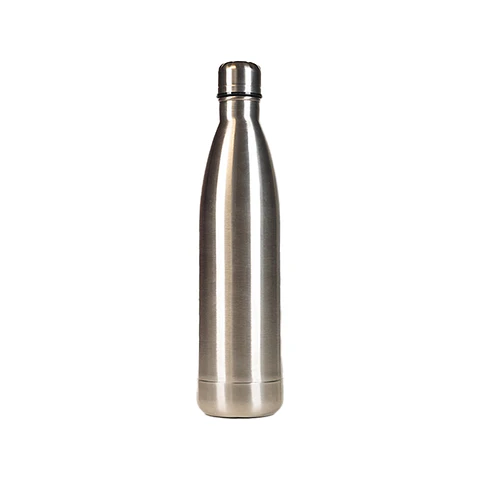 Botella Plateada Con Doble Fondo - OZeta Home