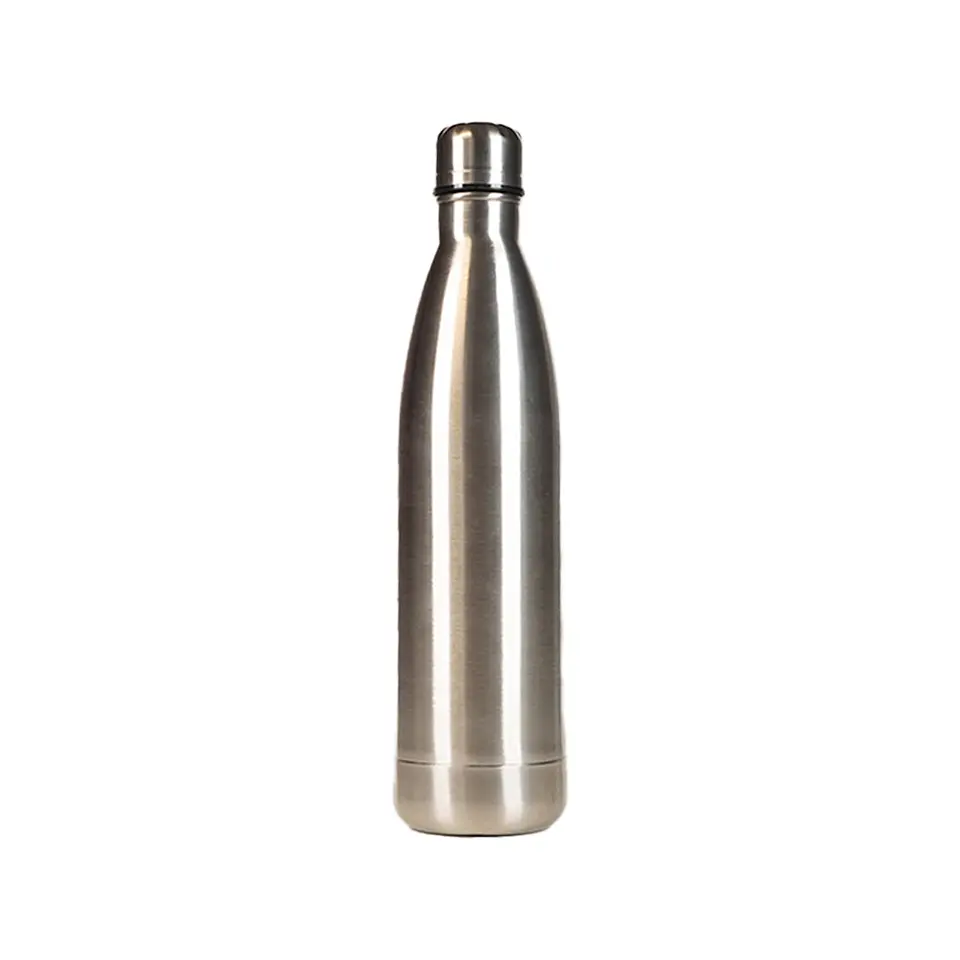 Botella Plateada Con Doble Fondo - OZeta Home 1