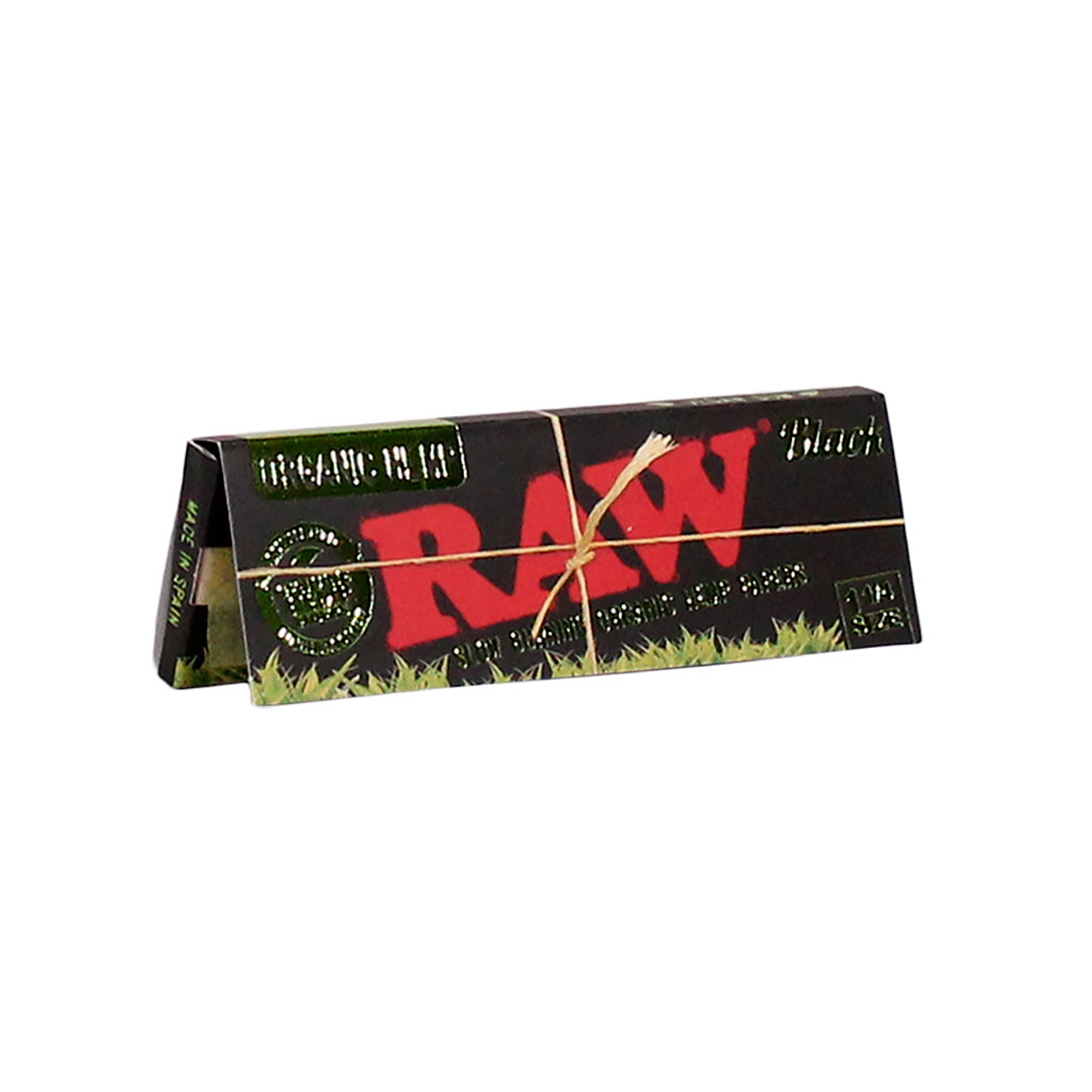 Papelillos RAW Black Organic Hemp 1 1/4 1