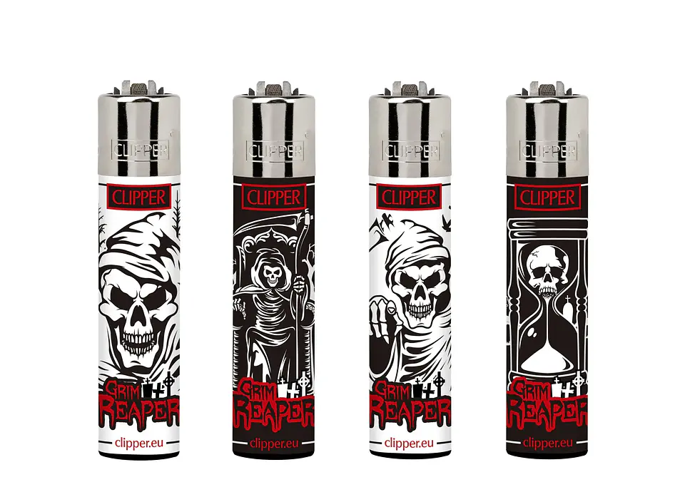 Encendedor Clipper Skull 8 1