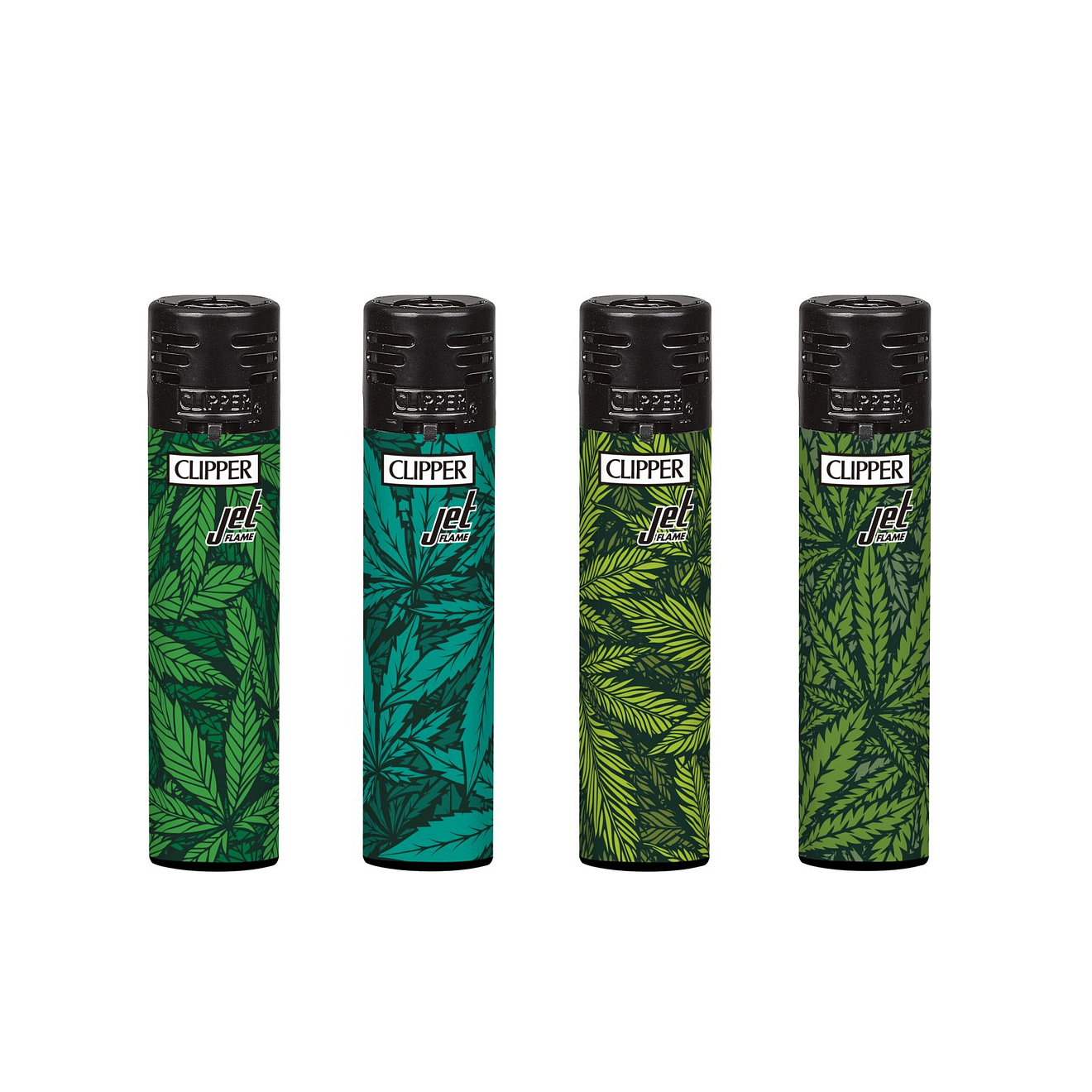 Encendedor Clipper Jet Flame Print Weed 1