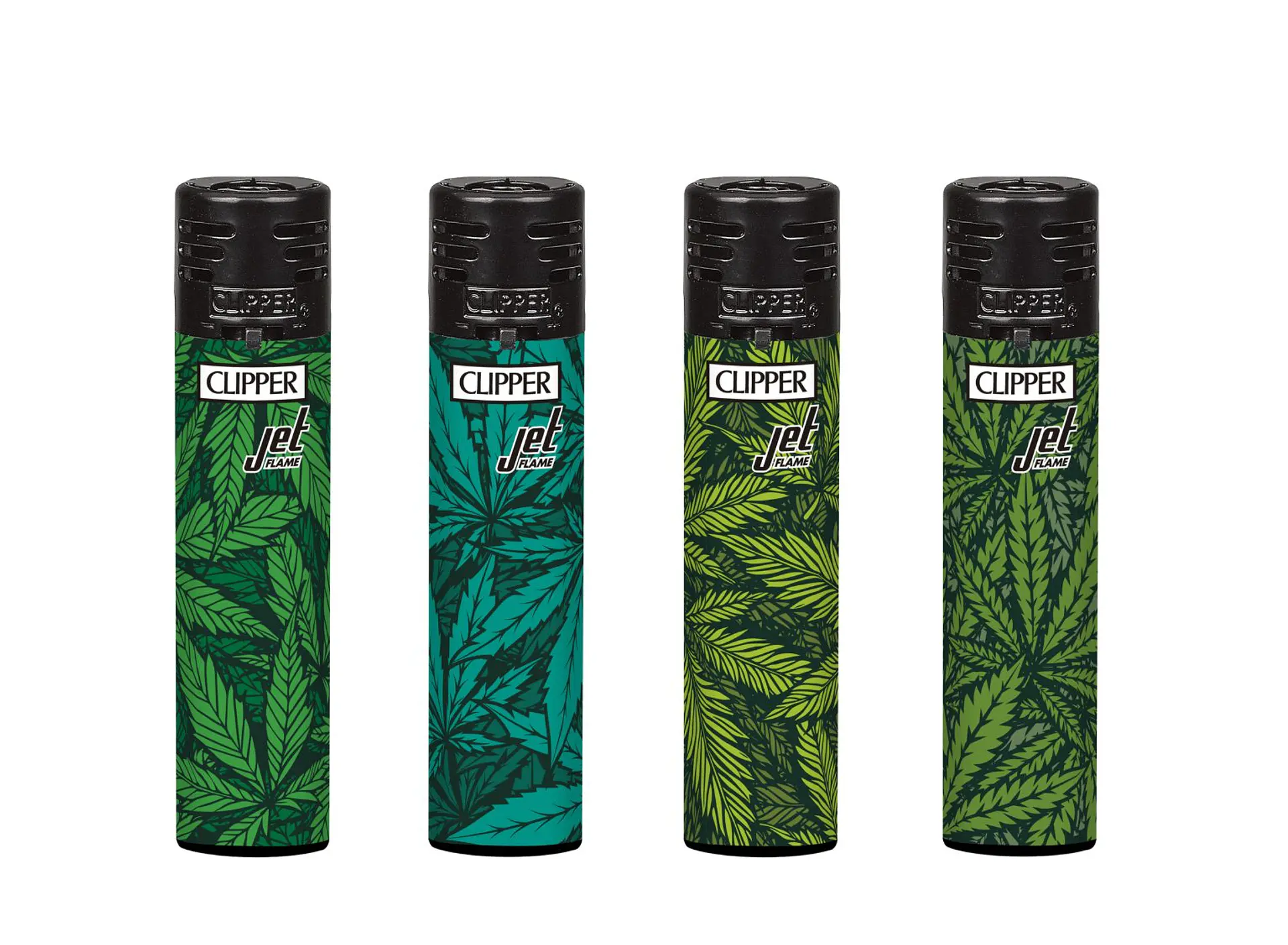 Encendedor Clipper Jet Flame Print Weed 1