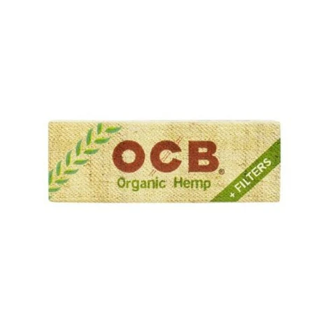 Papelillos OCB Cañamo Orgánico 1 1/4 + Tips
