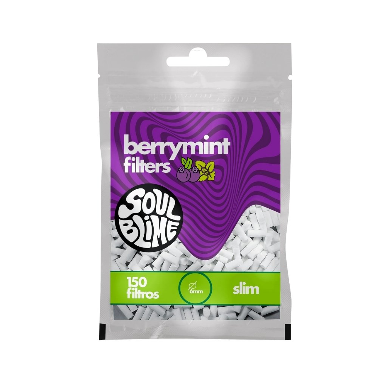 Filtros Soulblime Slim Berrymint 6mm 1