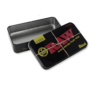 RAW Cajita Metálica Black Mediana