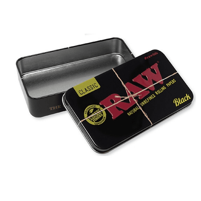 RAW Cajita Metálica Black Mediana 2
