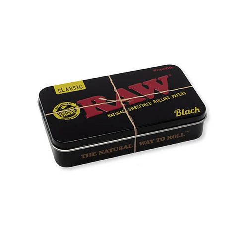 RAW Cajita Metálica Black Mediana