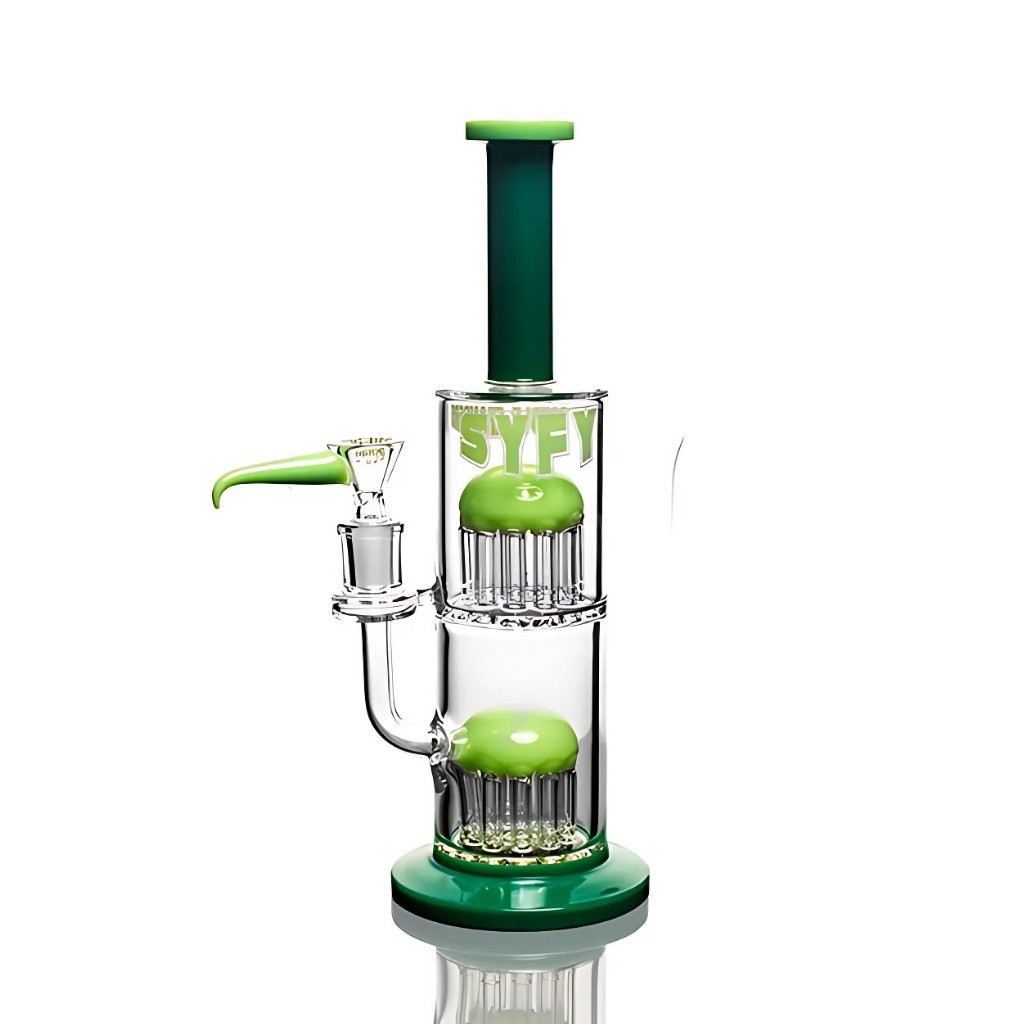 SYFY Bong Slime 29cm | Doble Tree Perc + Rejilla
