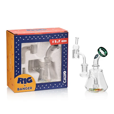 Calvo Wax Set Dab Rig + Banger + Carb Cap