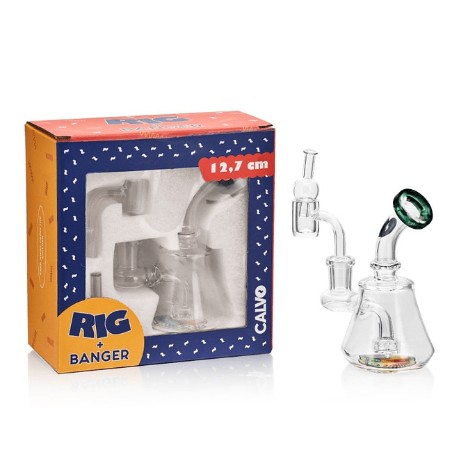 Calvo Wax Set Dab Rig + Banger + Carb Cap 1