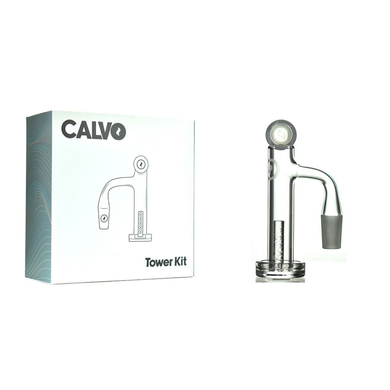 Calvo Banger Full Weld Tower Kit 90° - Macho 14mm 1