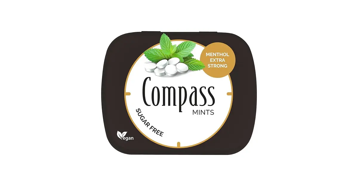 Mentitas Compass Extra Strong sin azúcar | Máxima frescura