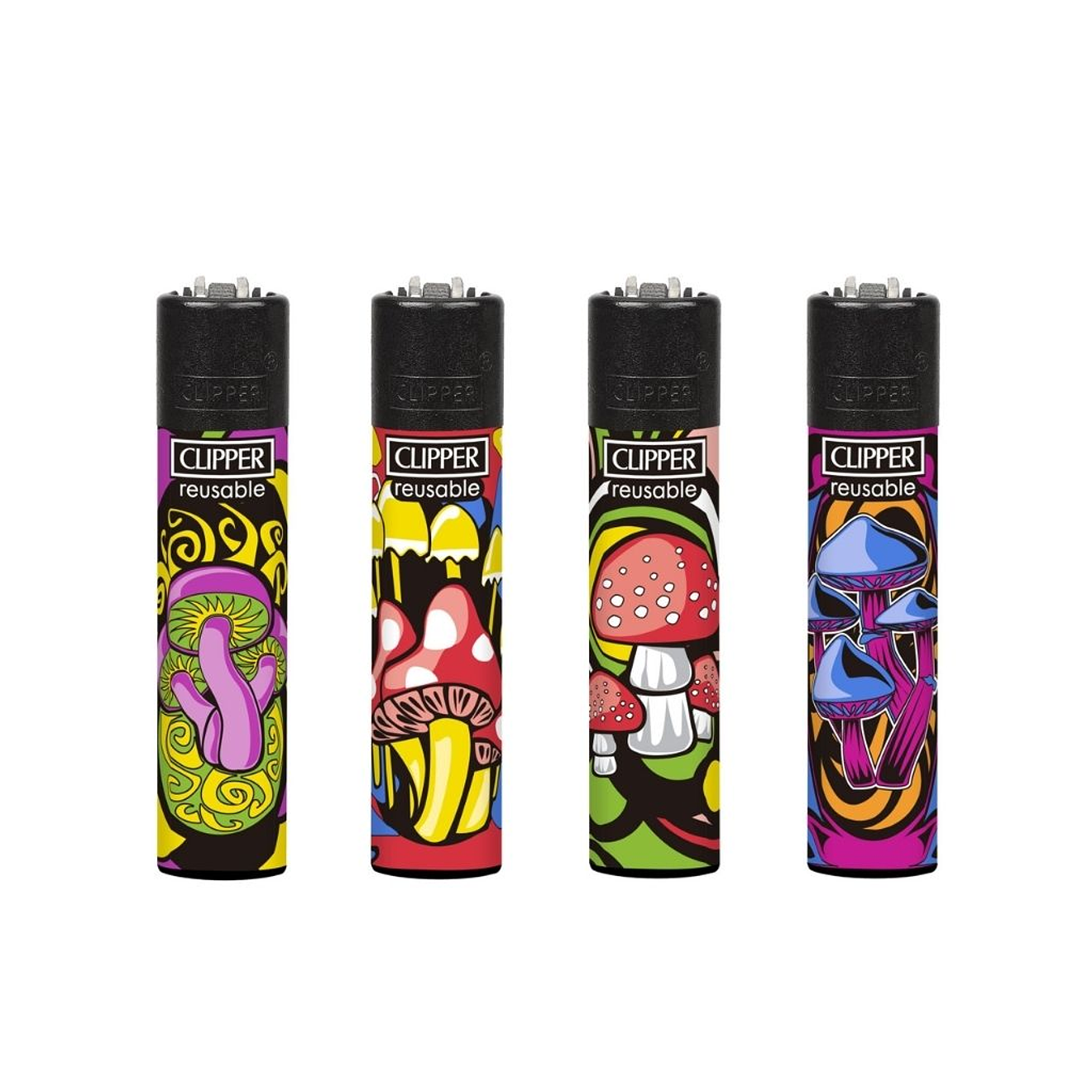 Encendedor Clipper Mushrooms Colors 1
