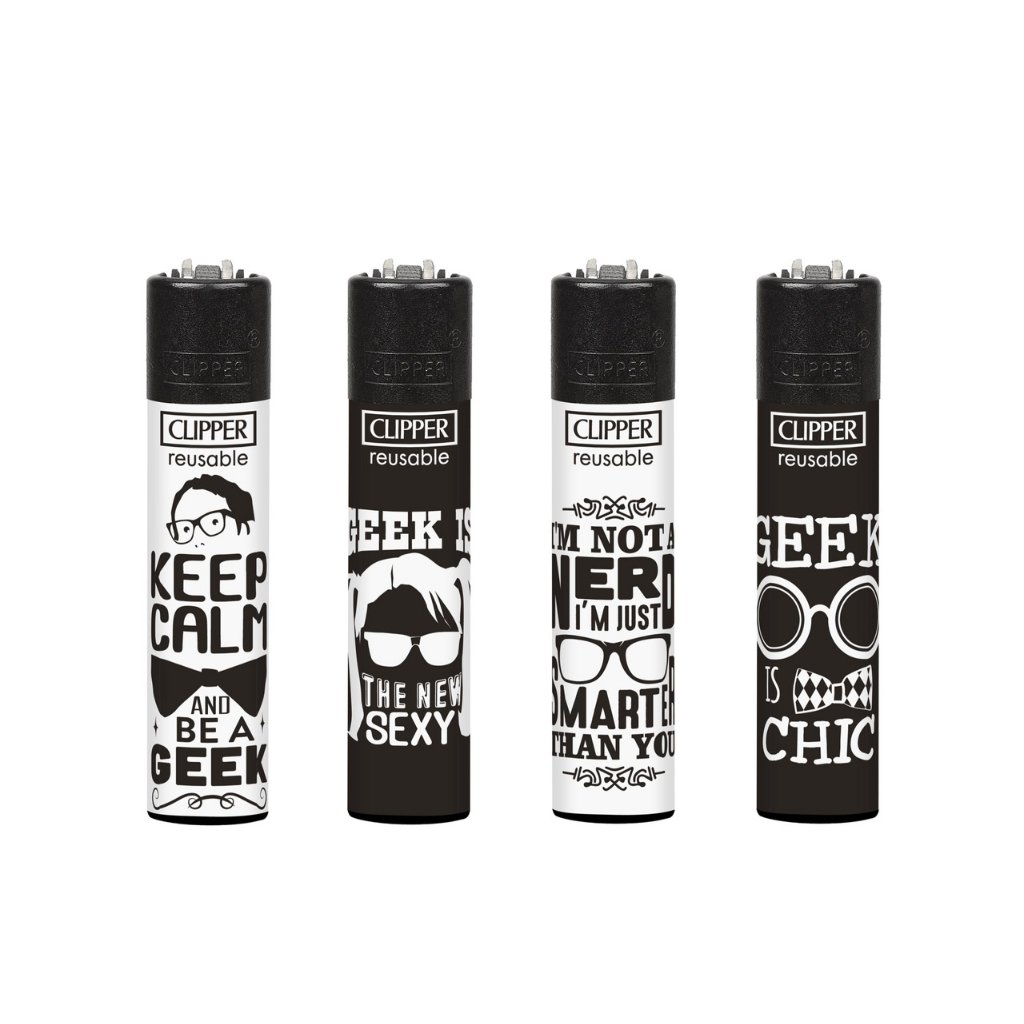 Encendedor Clipper Nerd Sentences