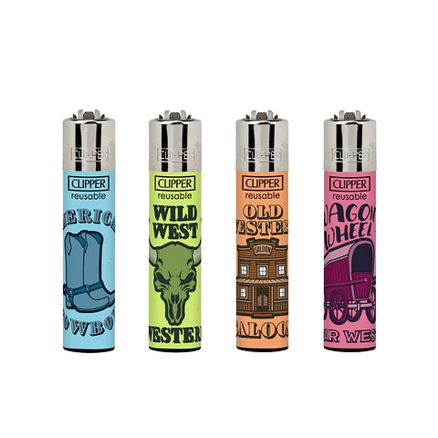 Encendedor Clipper Cowboy Life 4