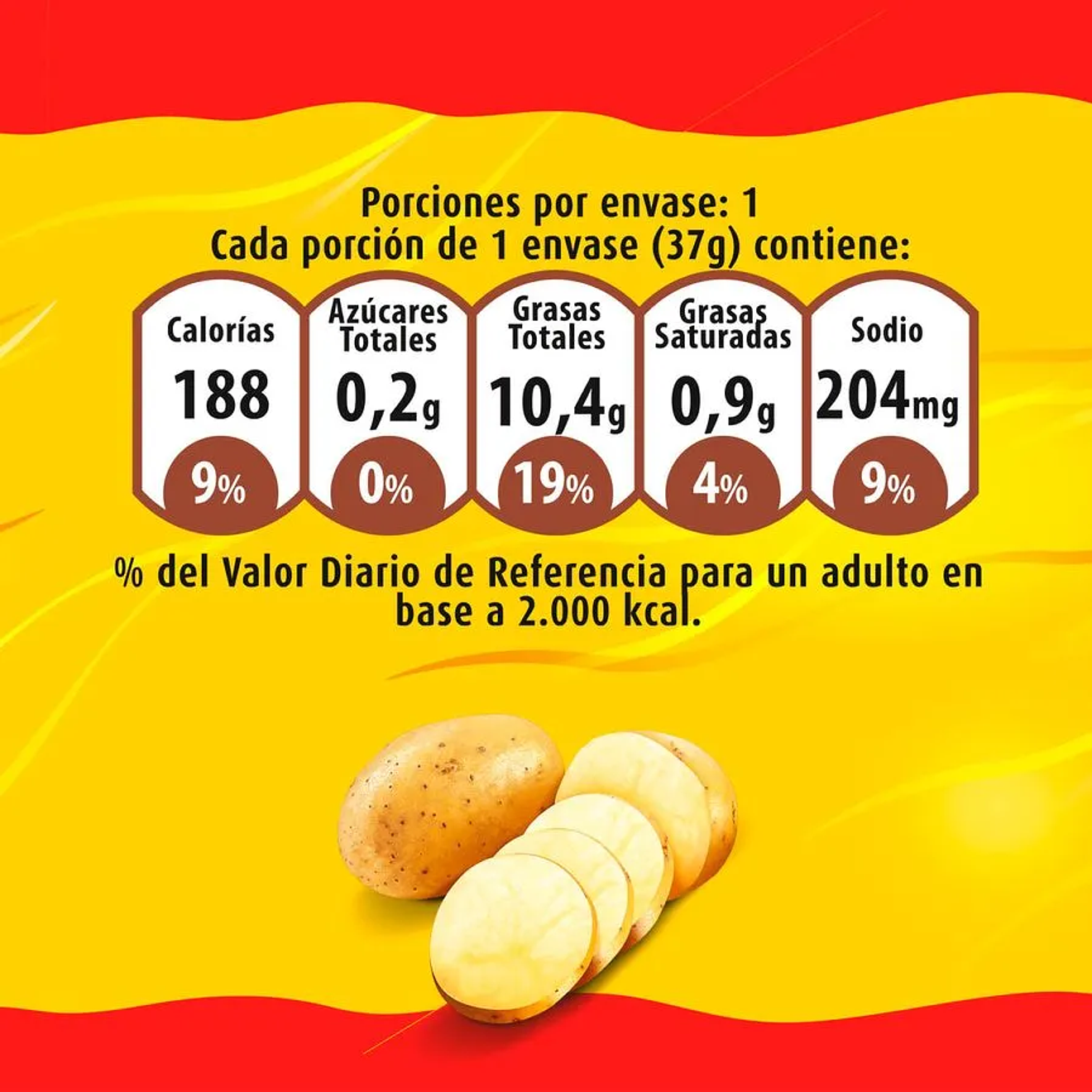 Papas Fritas Kryzpo Sabor Original 37g 3